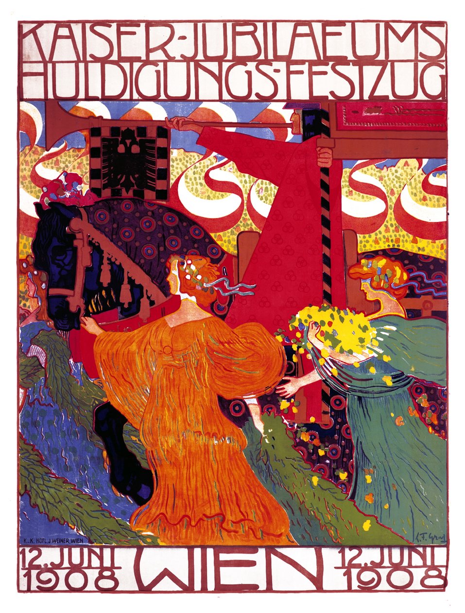 Kaiser Jubilee Homage-konkurrence af Ludwig Ferdinand Graf