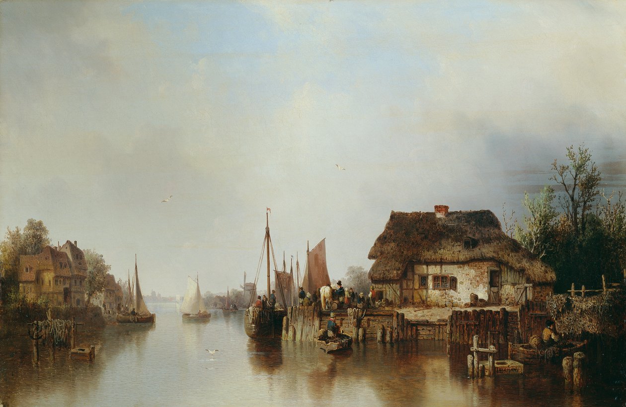 Scheldeufer af Ludwig Hermann