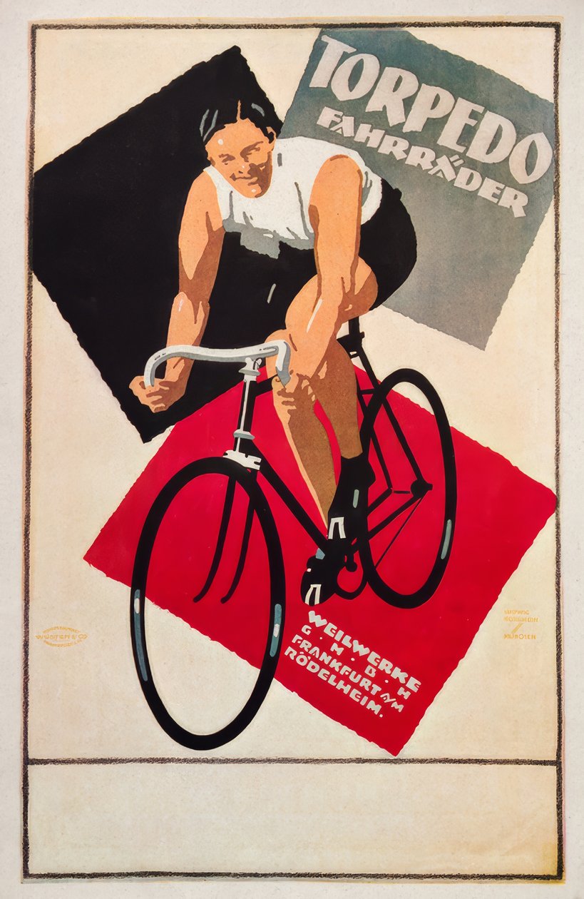 Torpedo Weilwerke cykler af Ludwig Hohlwein