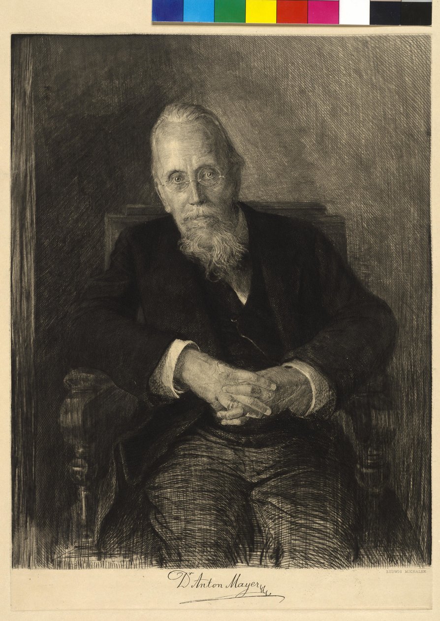 Anton Mayer af Ludwig Michalek