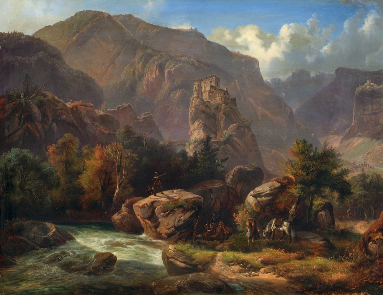Salurn Slot i Sydtyrol af Ludwig Neelmeyer