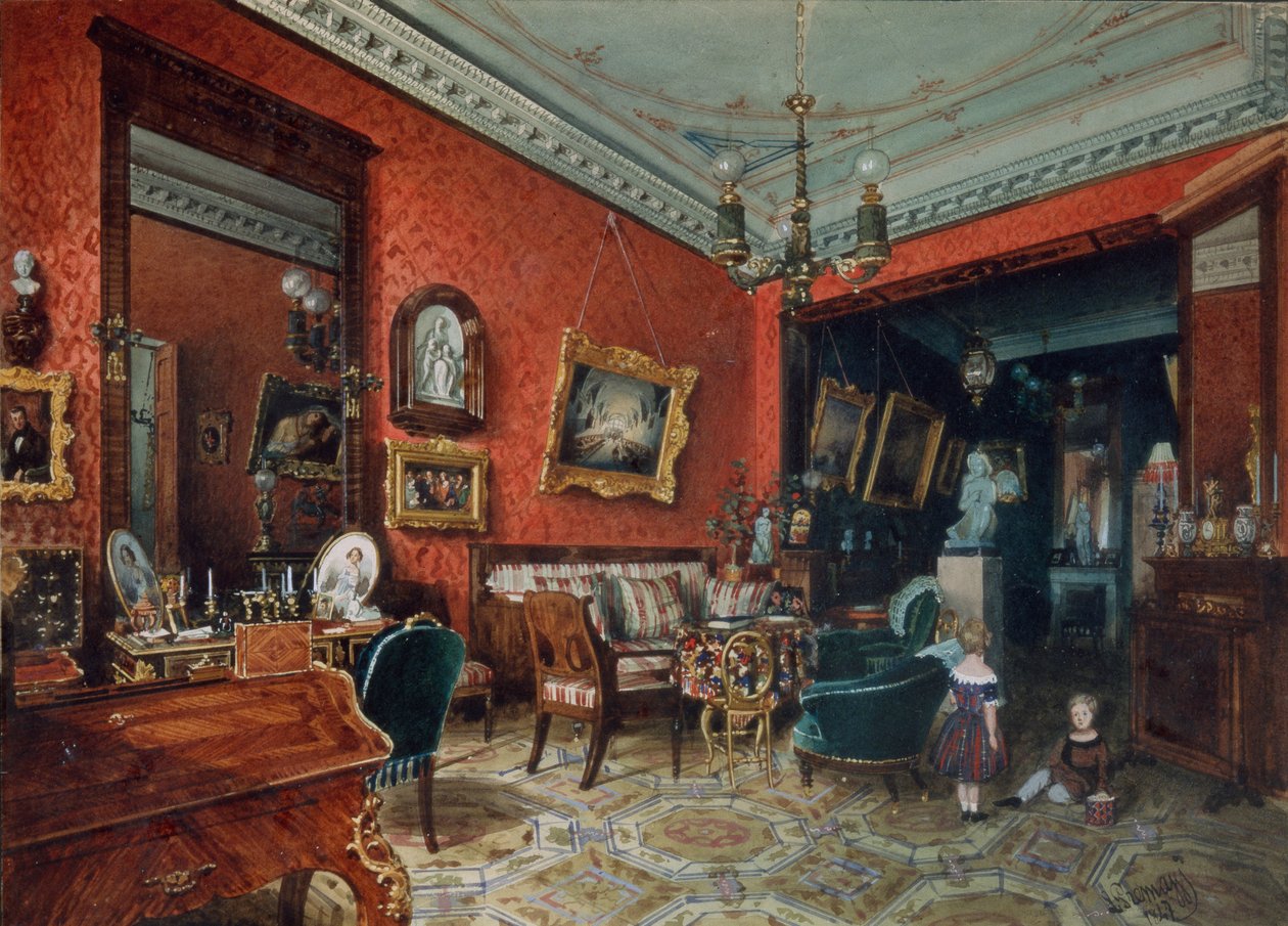 En stue, 1840