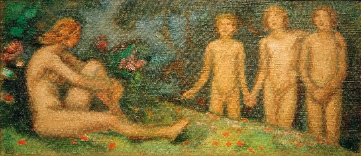 Supraporte - Studier af Ludwig von Hofmann