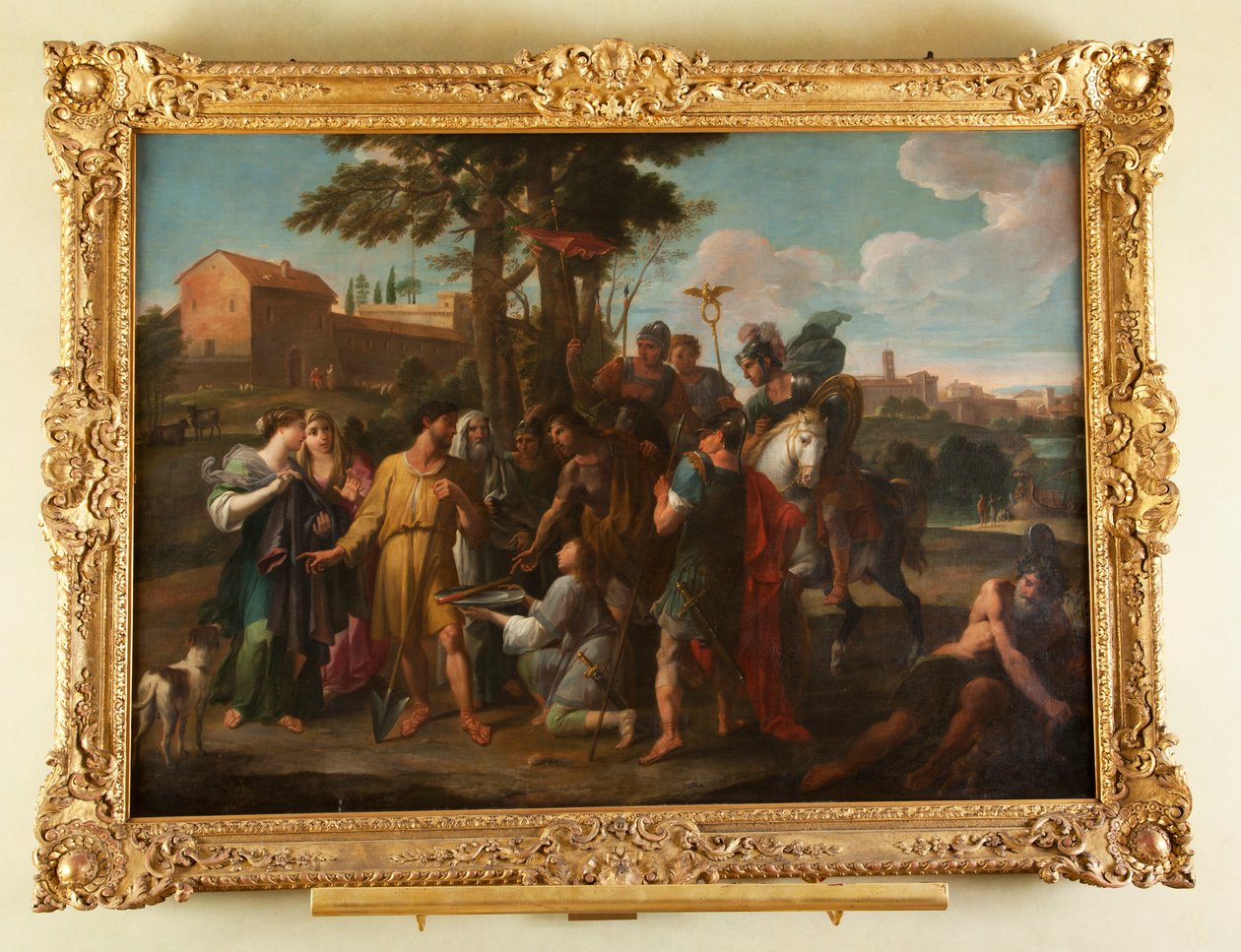 Cincinnatus ved Ploven af Luigi Garzi