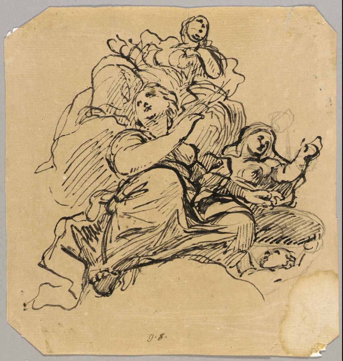 Tegning af Luigi Garzi