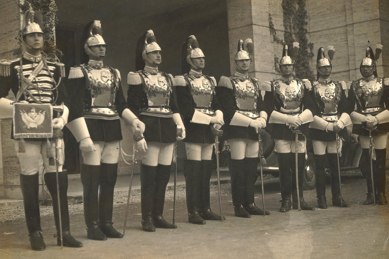 Gruppe af kyrassier (tunge tropper) af Luigi Leoni