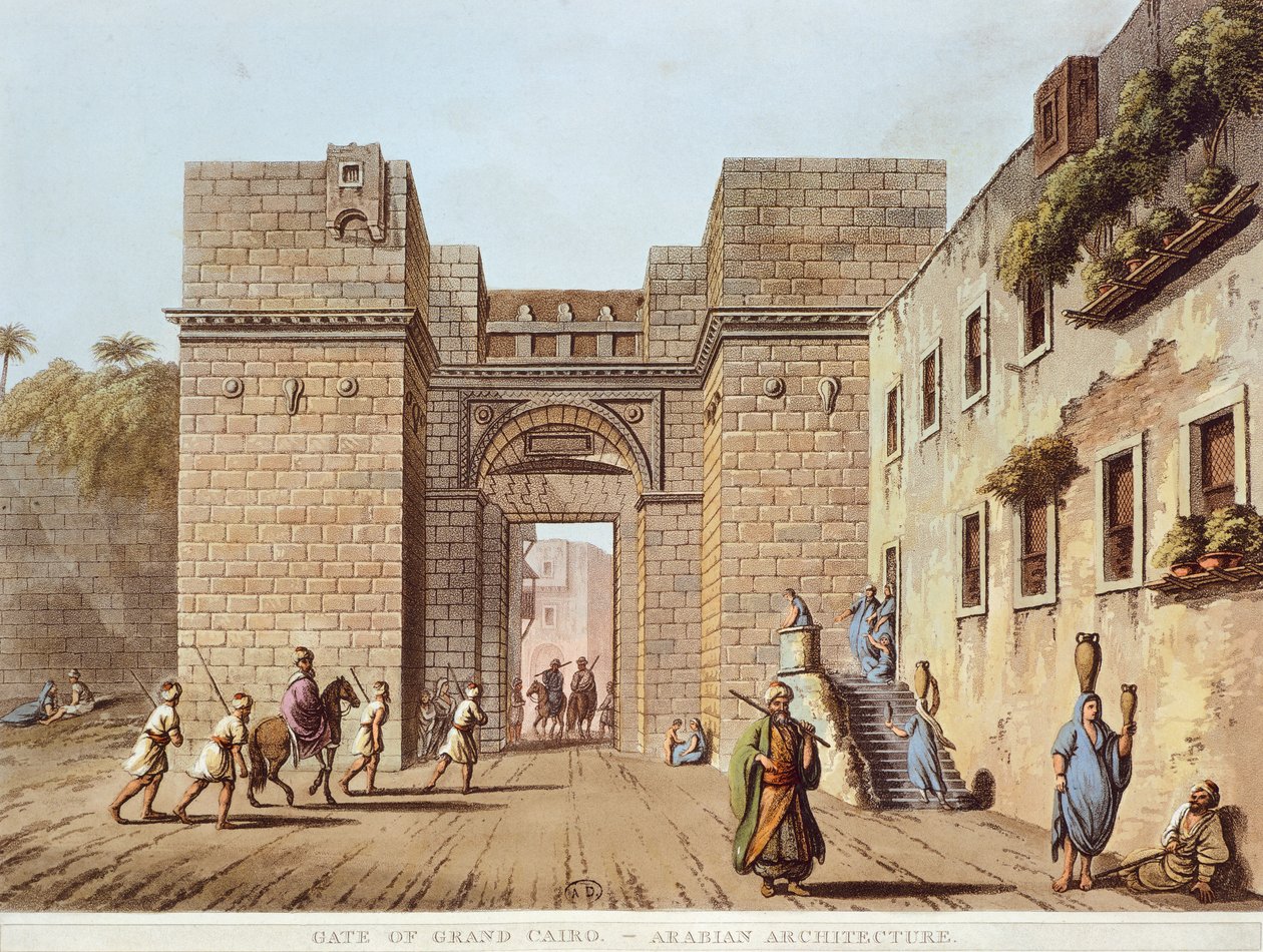 Kairo Port af Luigi Mayer