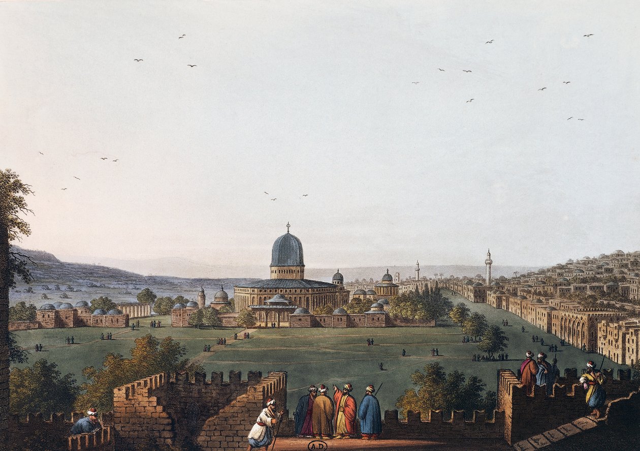 Salomons tempel af Luigi Mayer