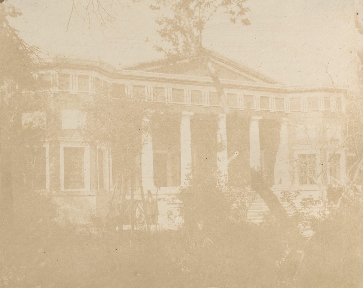 British Legation, Teheran, 1858. af Luigi Pesce