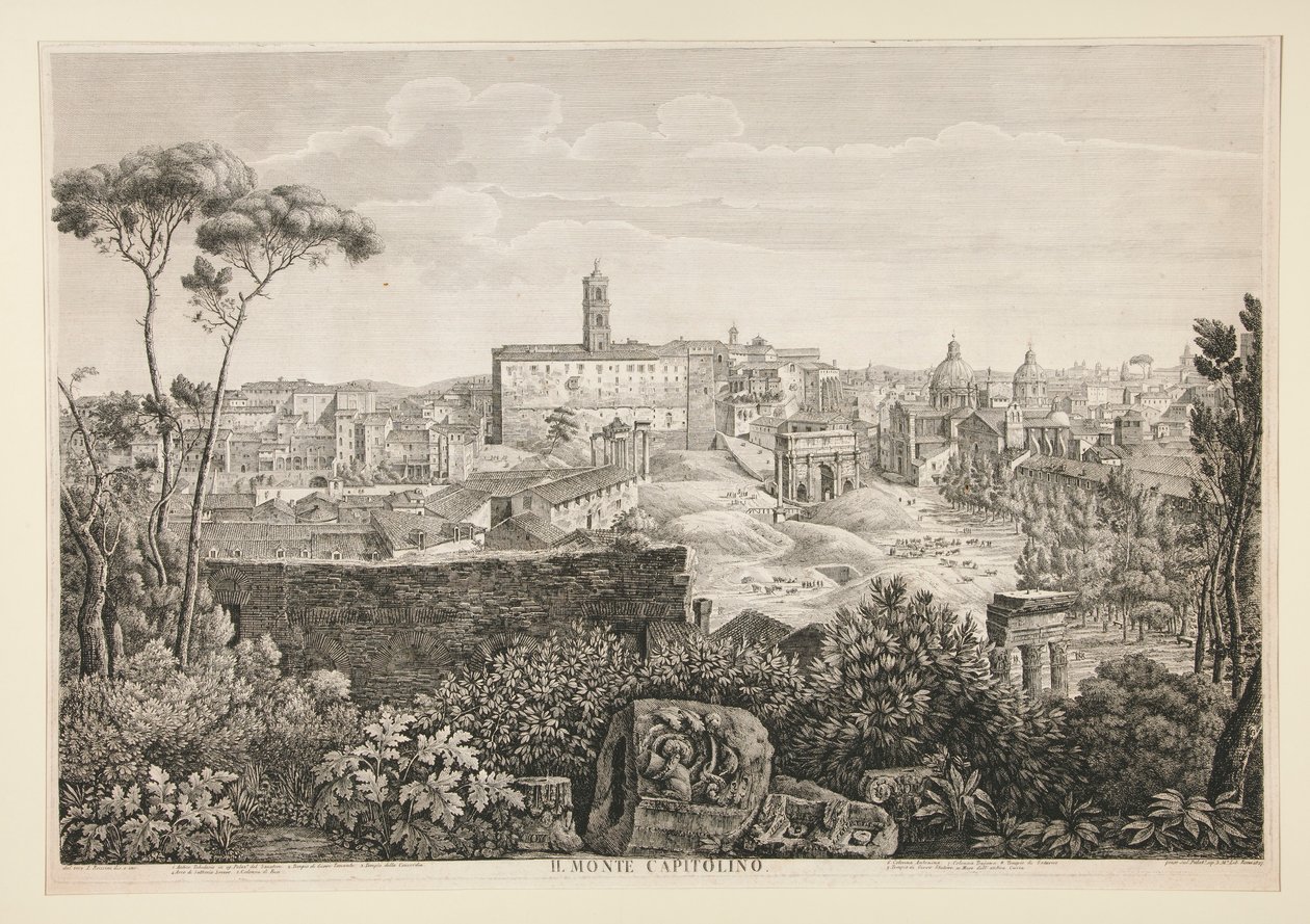 Det Capitolinske Bjerg af Luigi Rossini