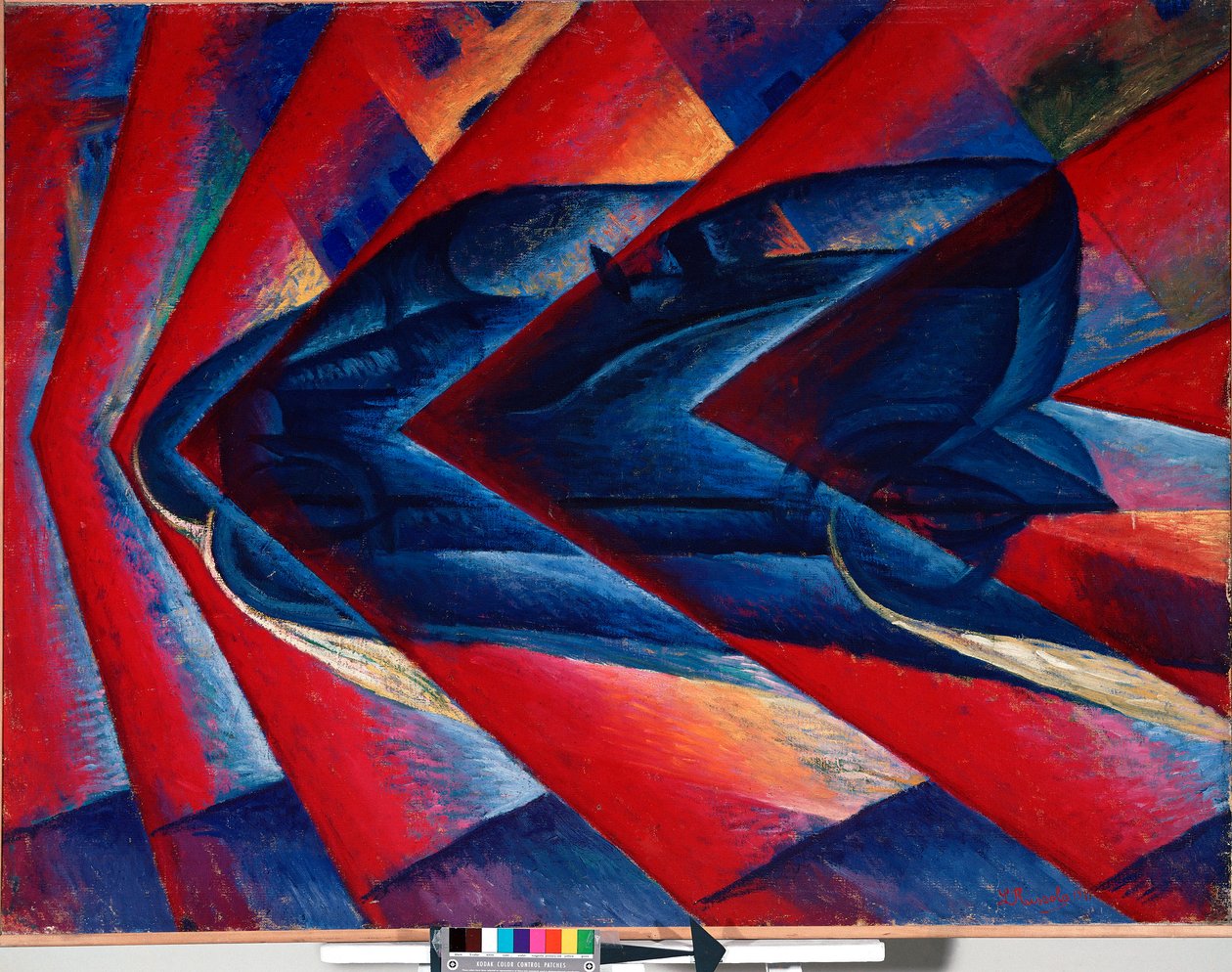 En bils dynamik af Luigi Russolo