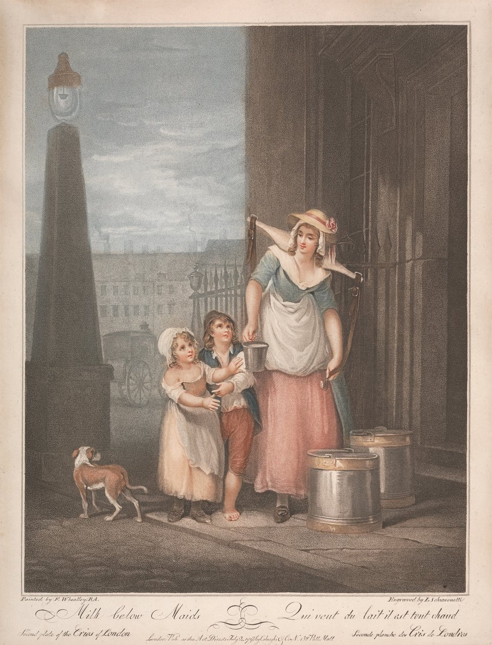 Mælk under Maids af Luigi Schiavonetti