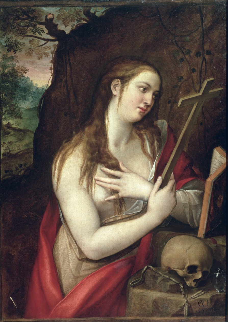 Den angrende Magdalene, 1579 af Luis de Carbajal