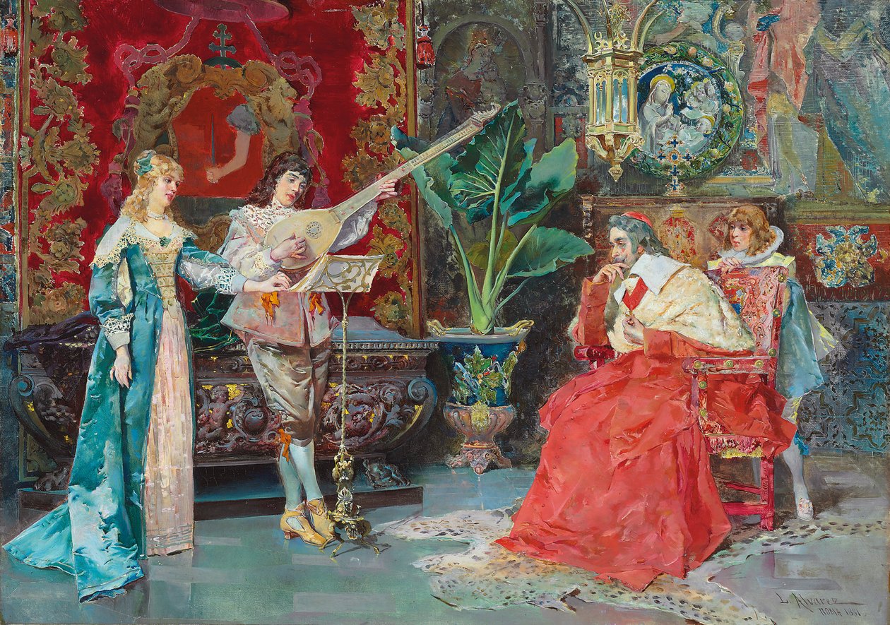 Et musikalsk mellemspil, 1881 af Luis Alvarez Catalá
