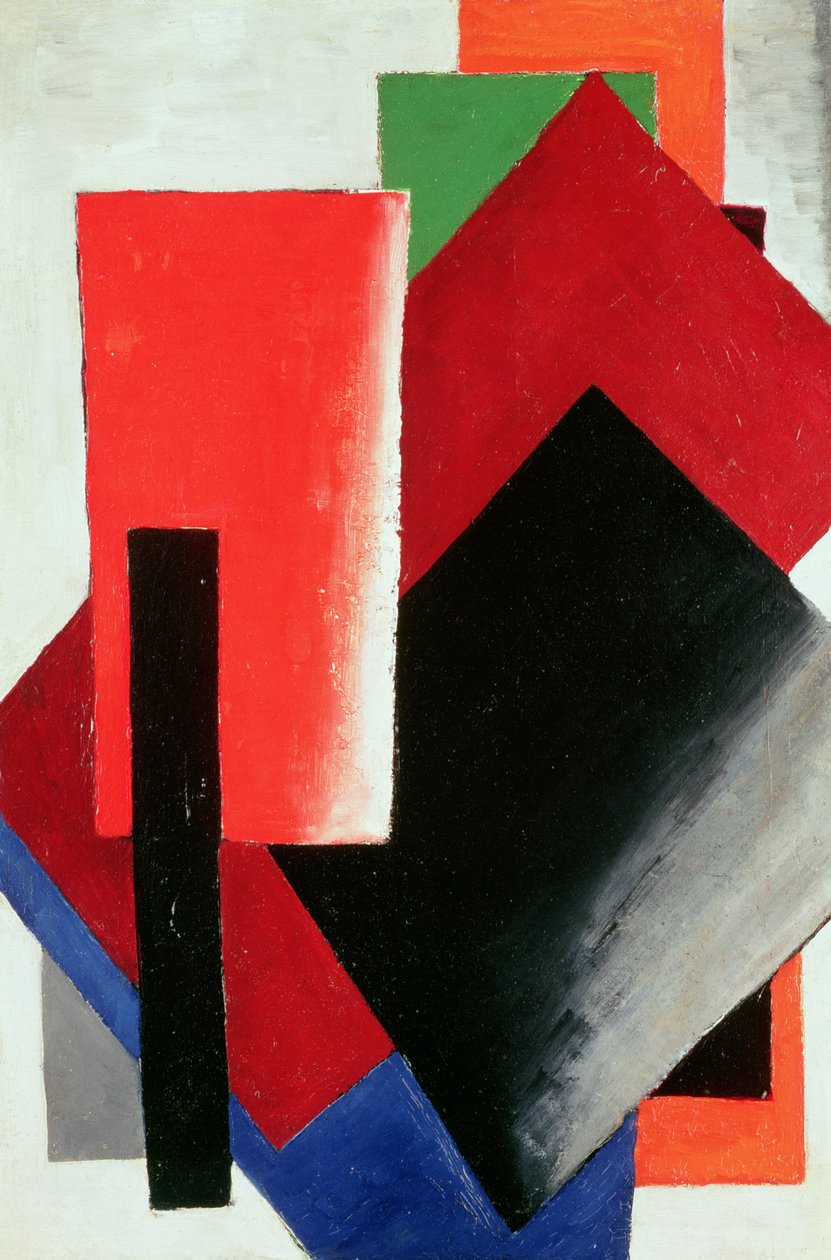 Arkitektonisk komposition, 1918 af Lyubov Sergeevna Popova