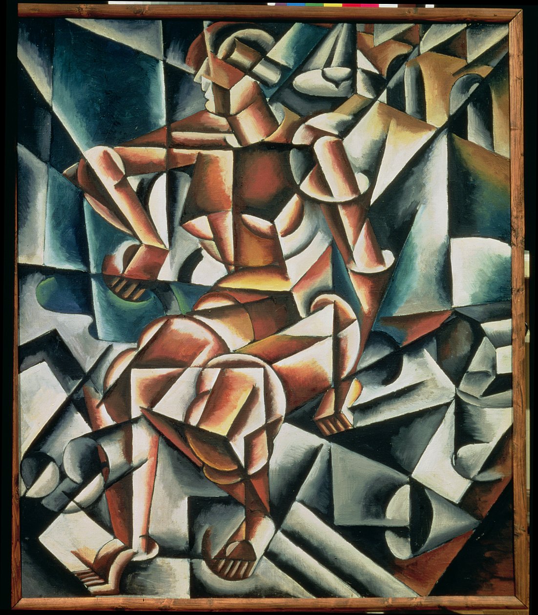 Menneske + luft + rum, 1915 af Lyubov Sergeevna Popova