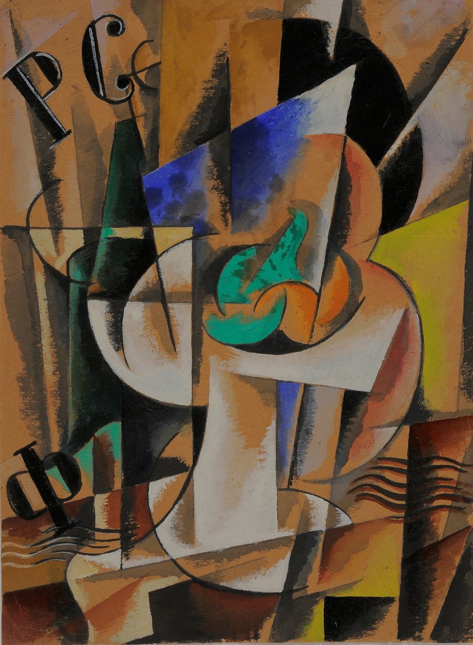 Malerisk komposition, 1921 af Lyubov Sergeevna Popova