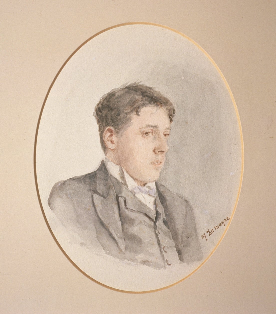 Portræt af Arnold Bennett (1867-1931) af M. Dumayne