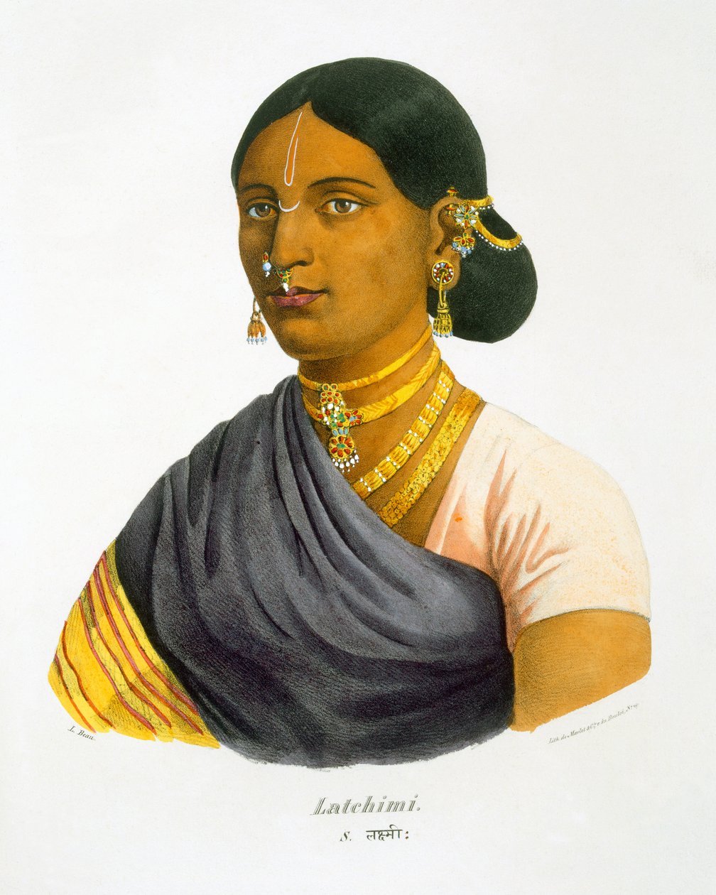 Latchimi, 1827-35 af M.E. Burnouf