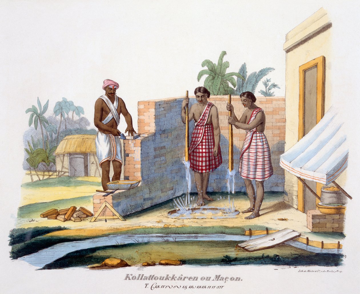 Murer eller Bygmester, 1827-35 af M.E. Burnouf