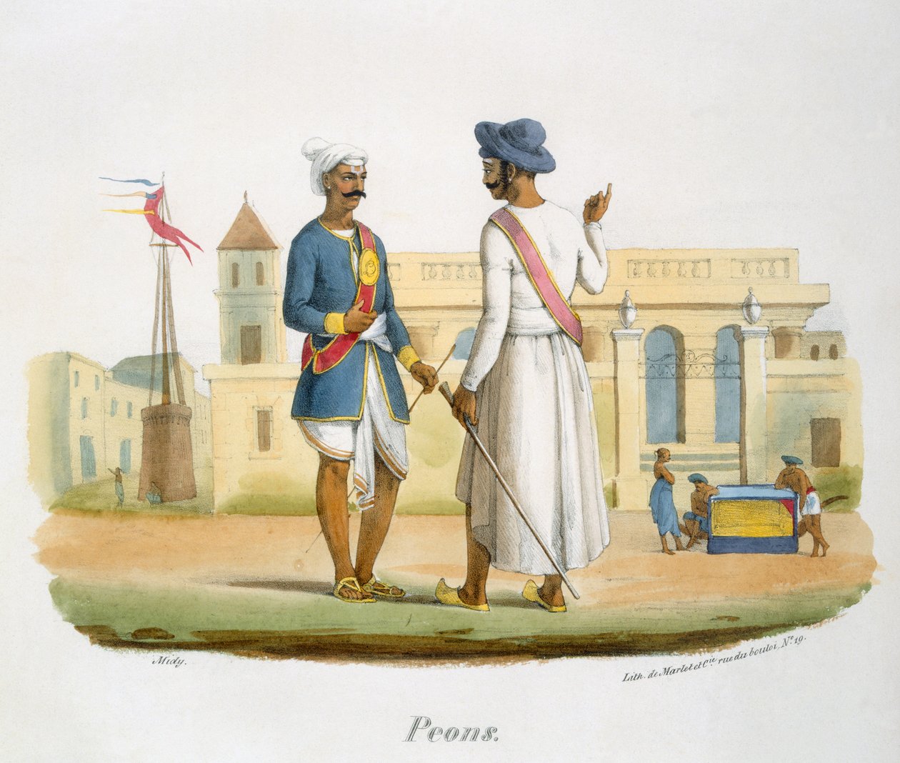 Peons, 1827-35 af M.E. Burnouf