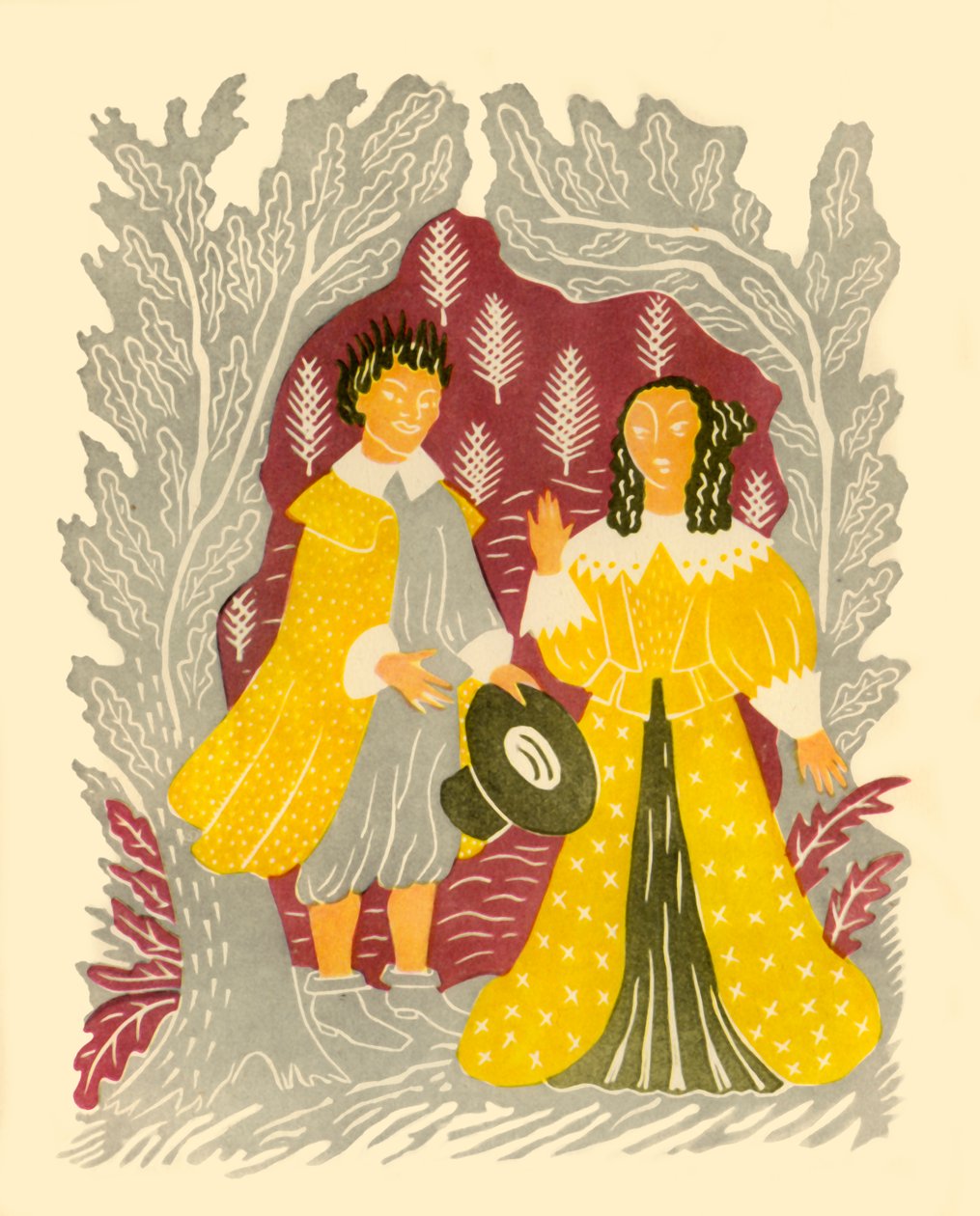 Mand og kvinde, 1937, 1946. af M.R.H. Farrar