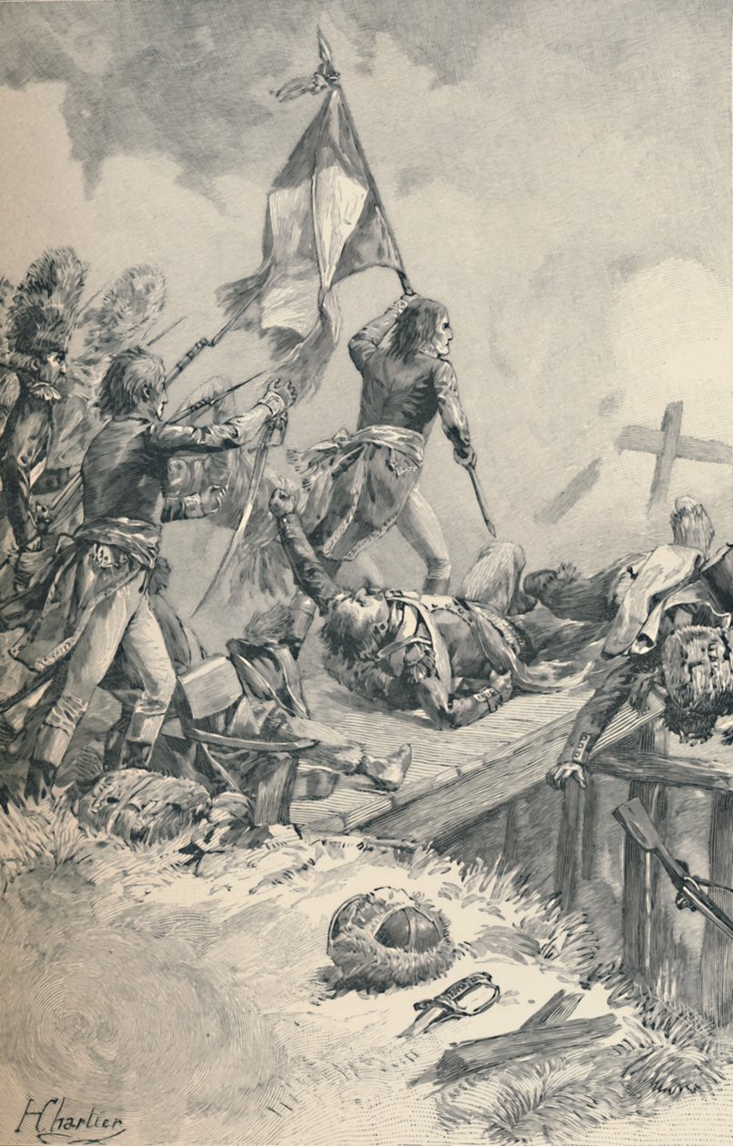 Bonaparte ved Arcole, 1796, 1896 af M. Haider