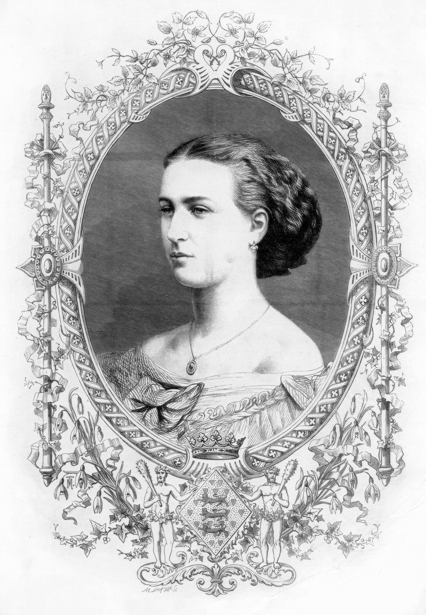 Prinsesse Alexandra 1844-1925, 1862. af M. Jackson