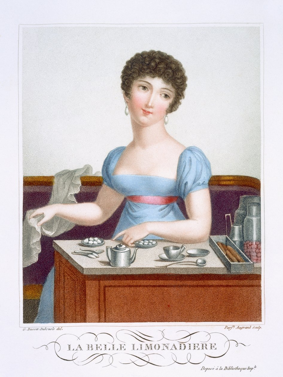 Den smukke limonademaskine, ca. 1816 af Madame G. Busset Dubruste