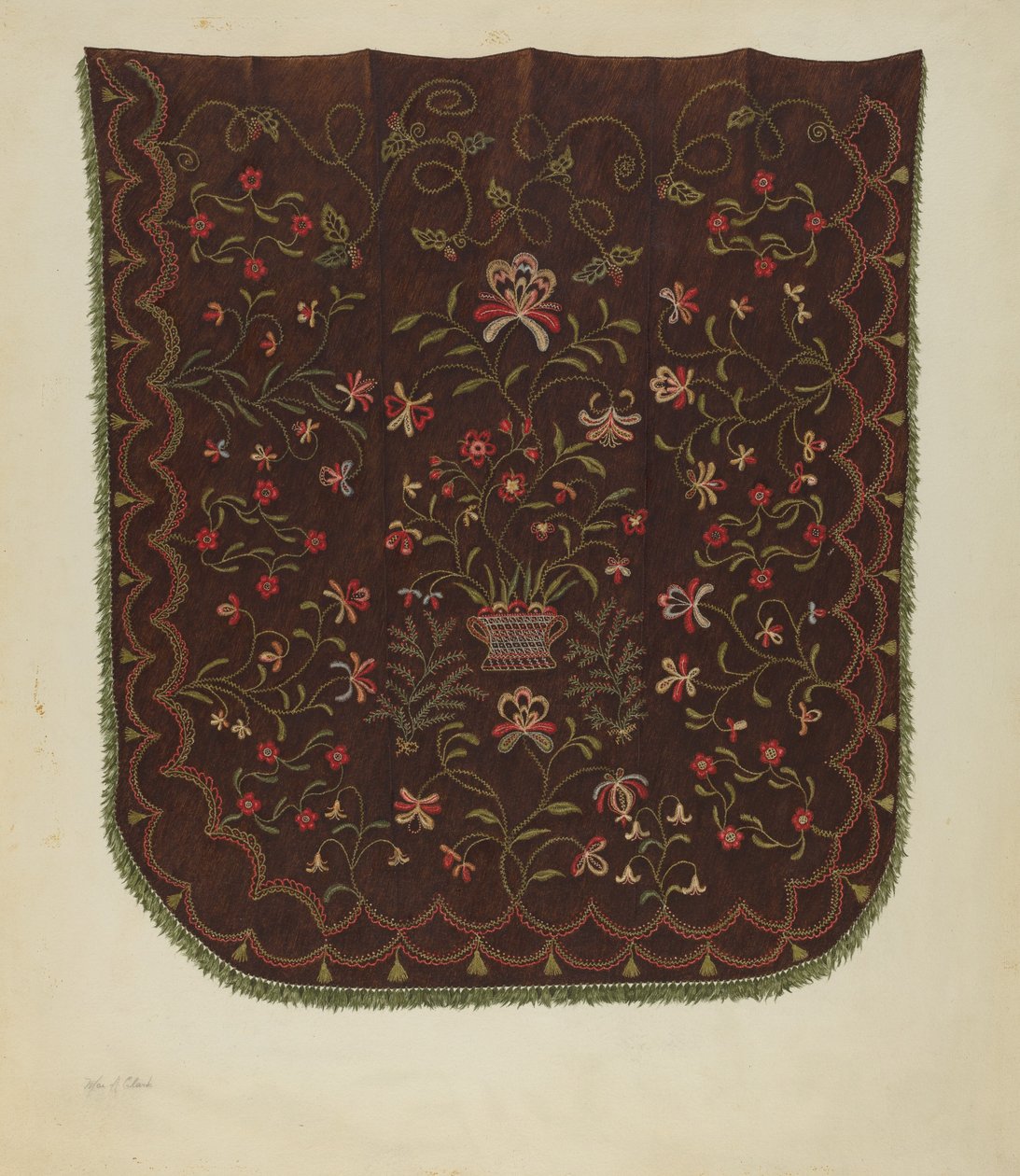 Coverlet af Mae A. Clarke