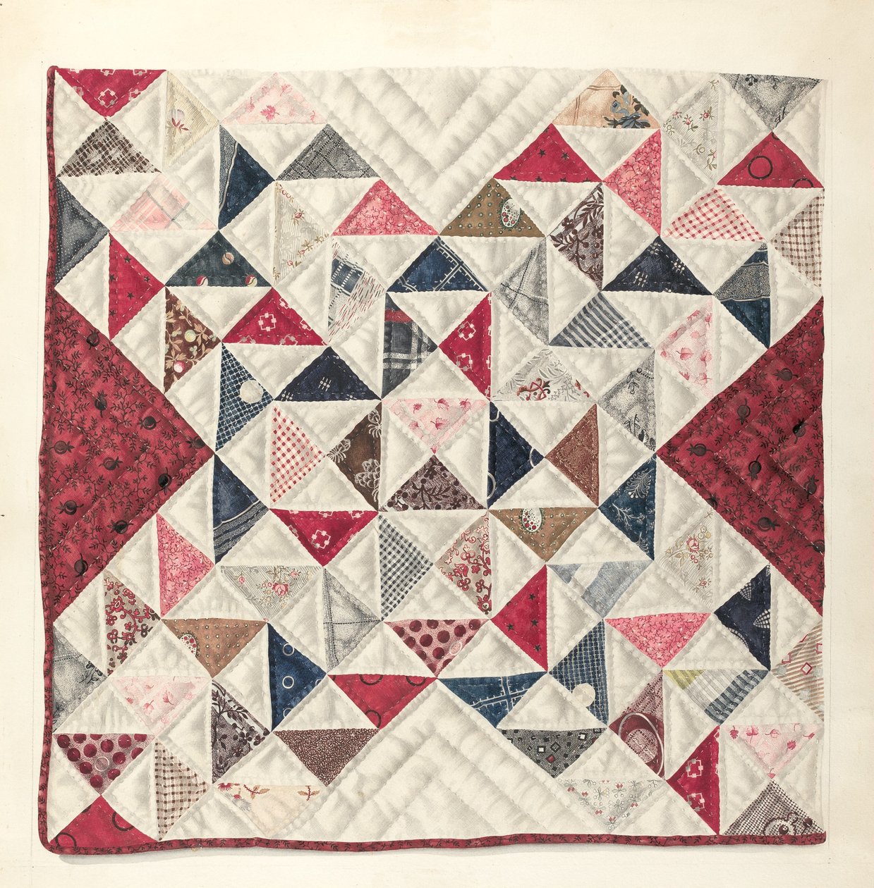 Patchwork Quilt af Mae A. Clarke