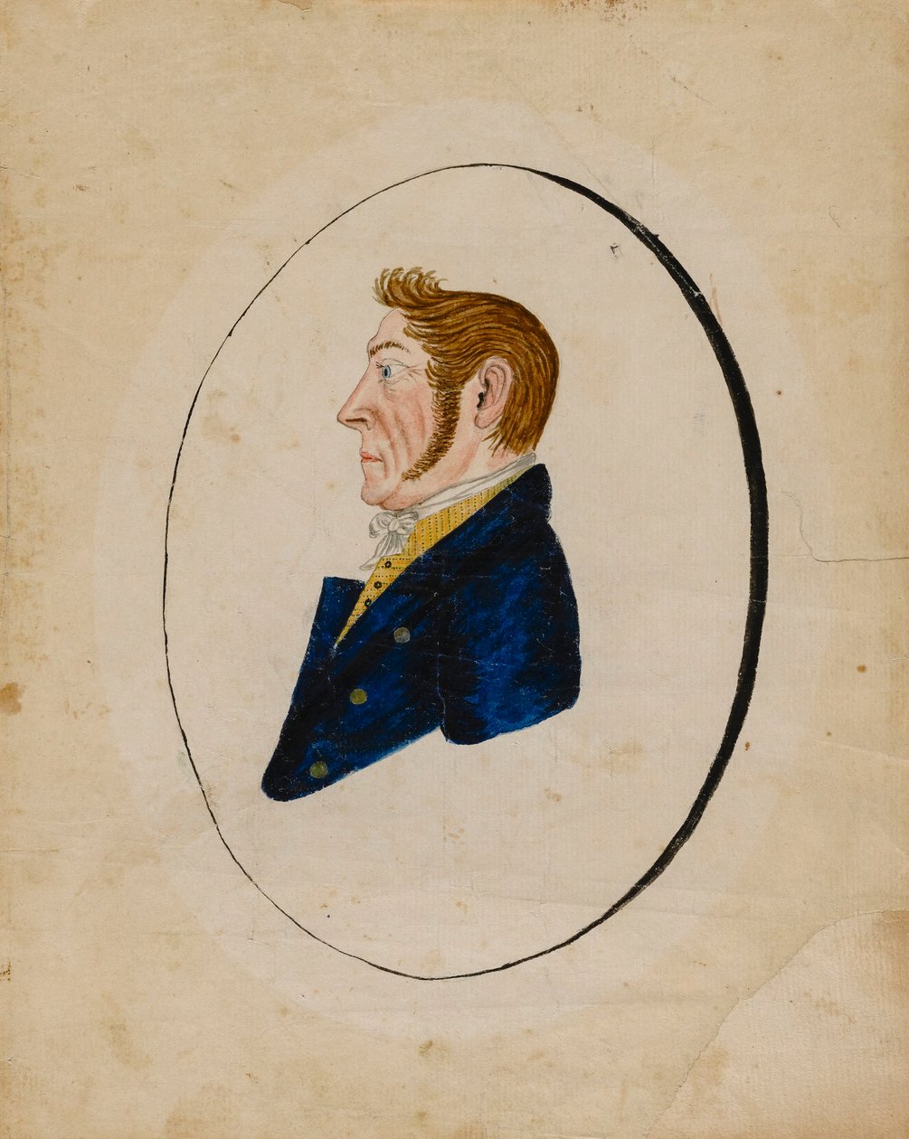 Portræt af Adam Musser af Maentel, Jacob
