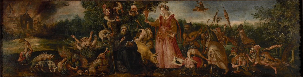 Sankt Anthonys fristelse, 1585-1590. af Maerten Vos de