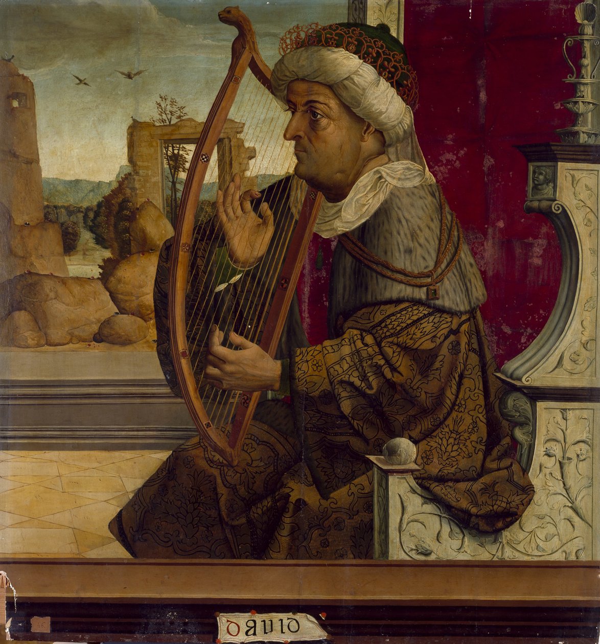 Kong David, ca. 1525 af Maestro de Becerril