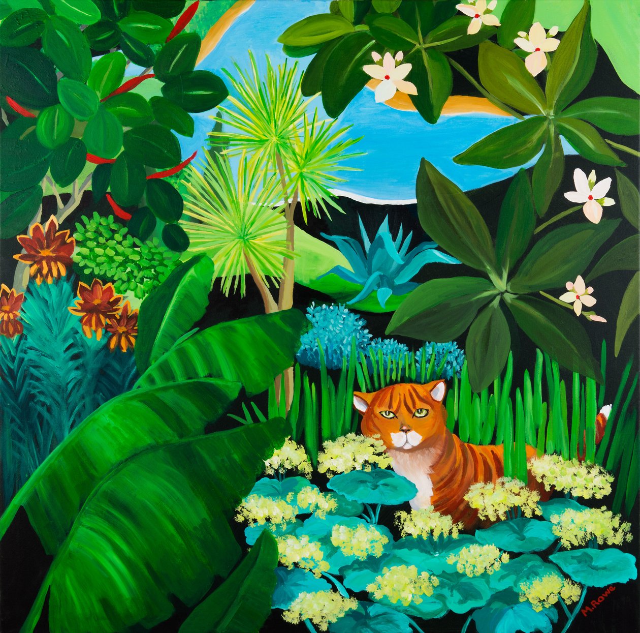 Puss in Jungle, 2013 af Maggie Rowe