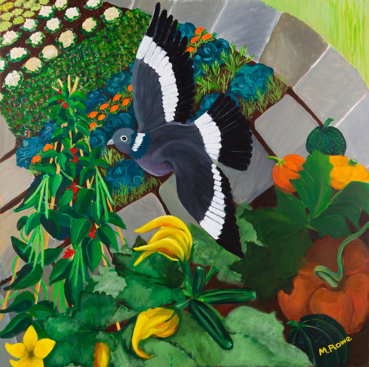 Veggie Garden, 2013 af Maggie Rowe