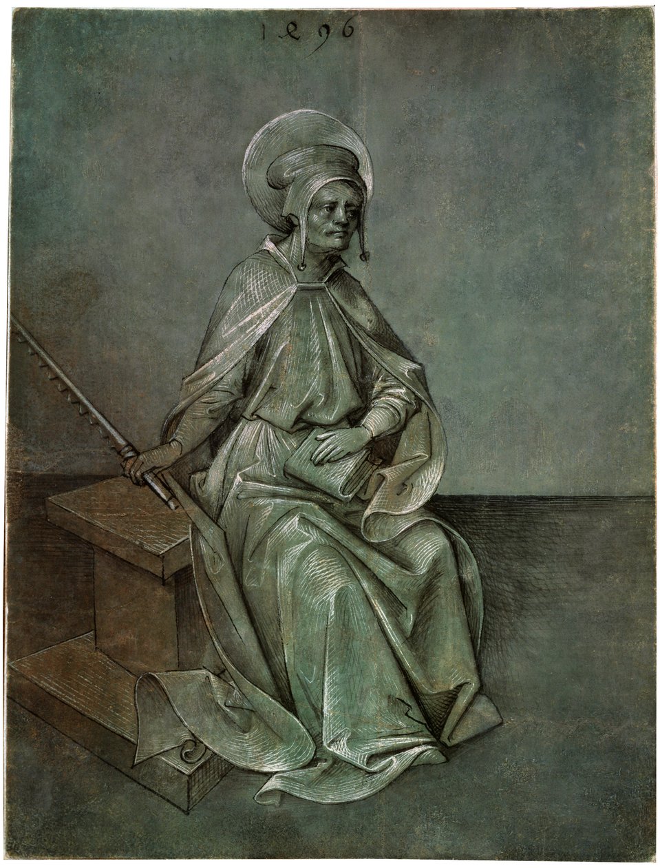 Apostlen Simon, 1496. af Mair von Landshut