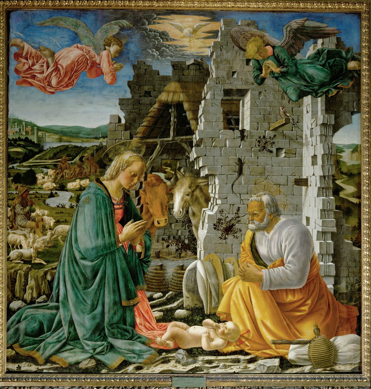 Fødselskirken ... af Maitre de la Nativite du Louvre