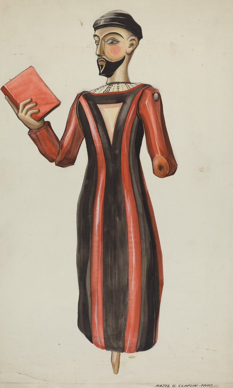 Bulto, St. Francis, ca. 1936. af Majel G. Claflin