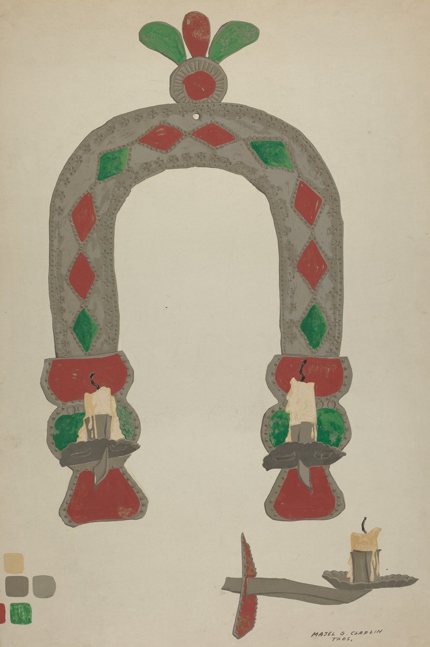 Lysestage Sconce af Majel G. Claflin