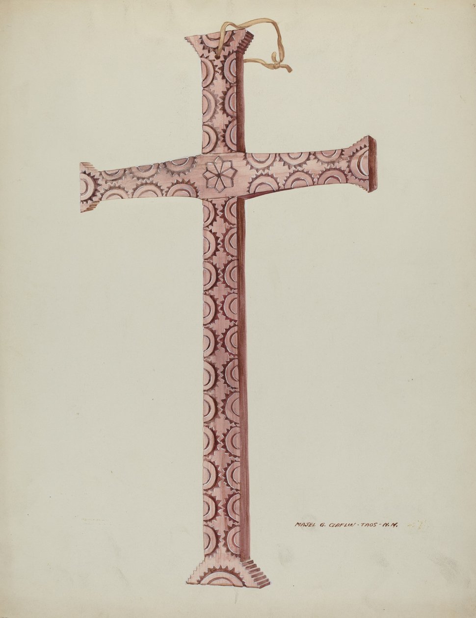 Cederkors, ca. 1937. af Majel G. Claflin