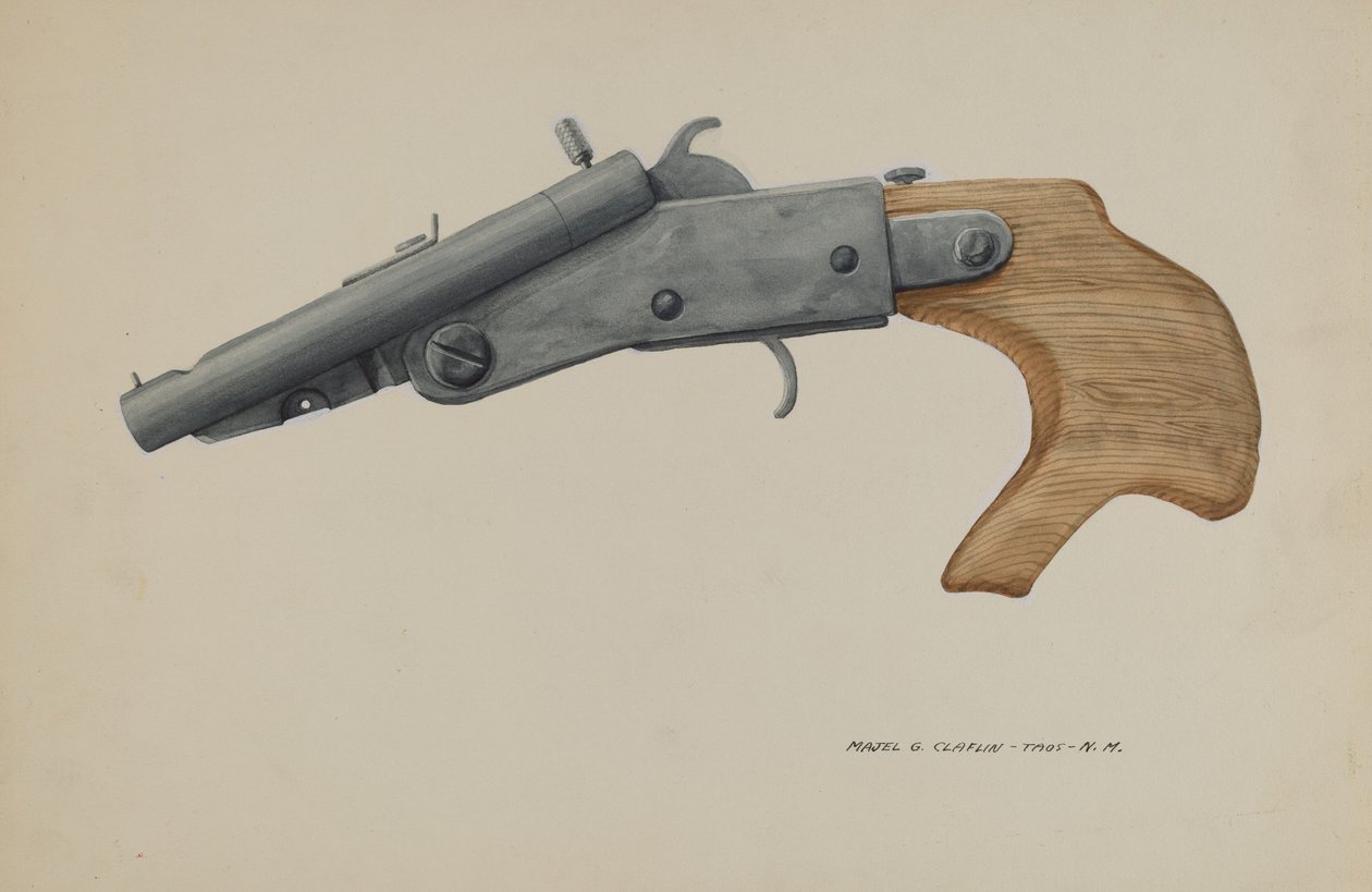 Pistol af Majel G. Claflin