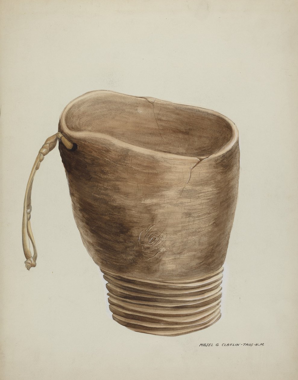 Helligvandsfont, 19351942. af Majel G. Claflin