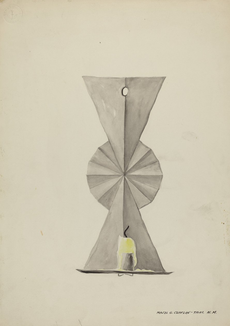 Tin Sconce, 19351942. af Majel G. Claflin
