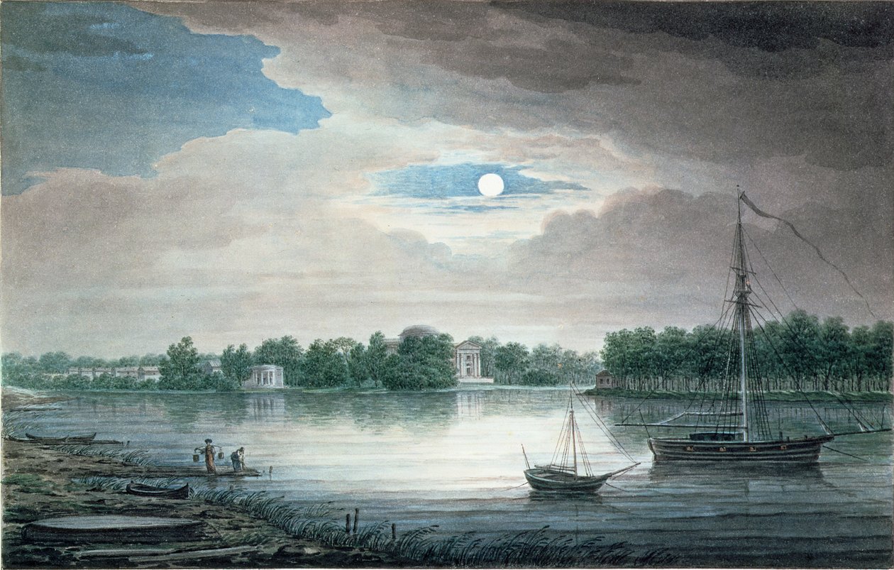 Yelagin Island, St. Petersborg, om natten af Maksim Nikiforovich Vorobiev