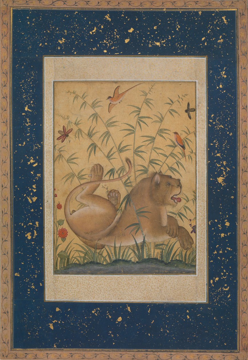 Løve i hvile, ca. 1585. af Mansur