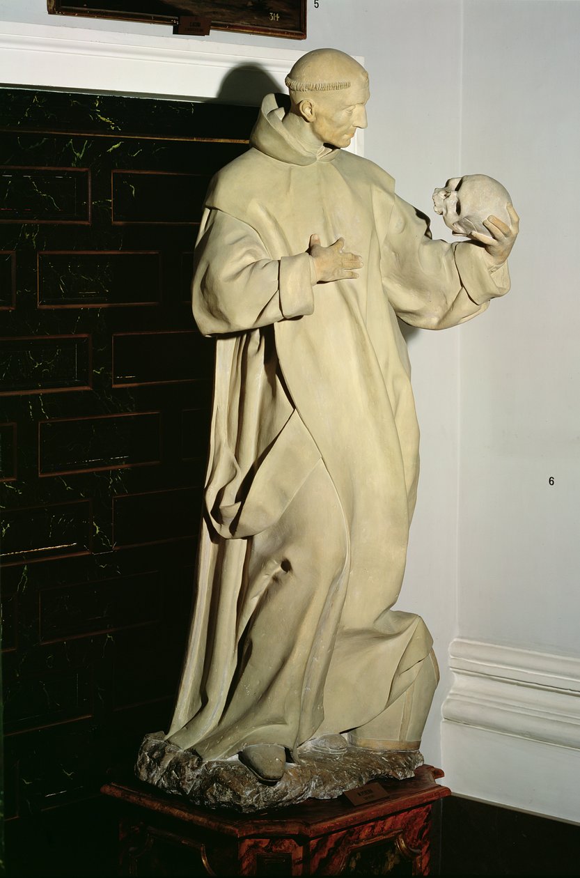 St. Bruno (1030-1101) (marmor) af Manuel Pereyra
