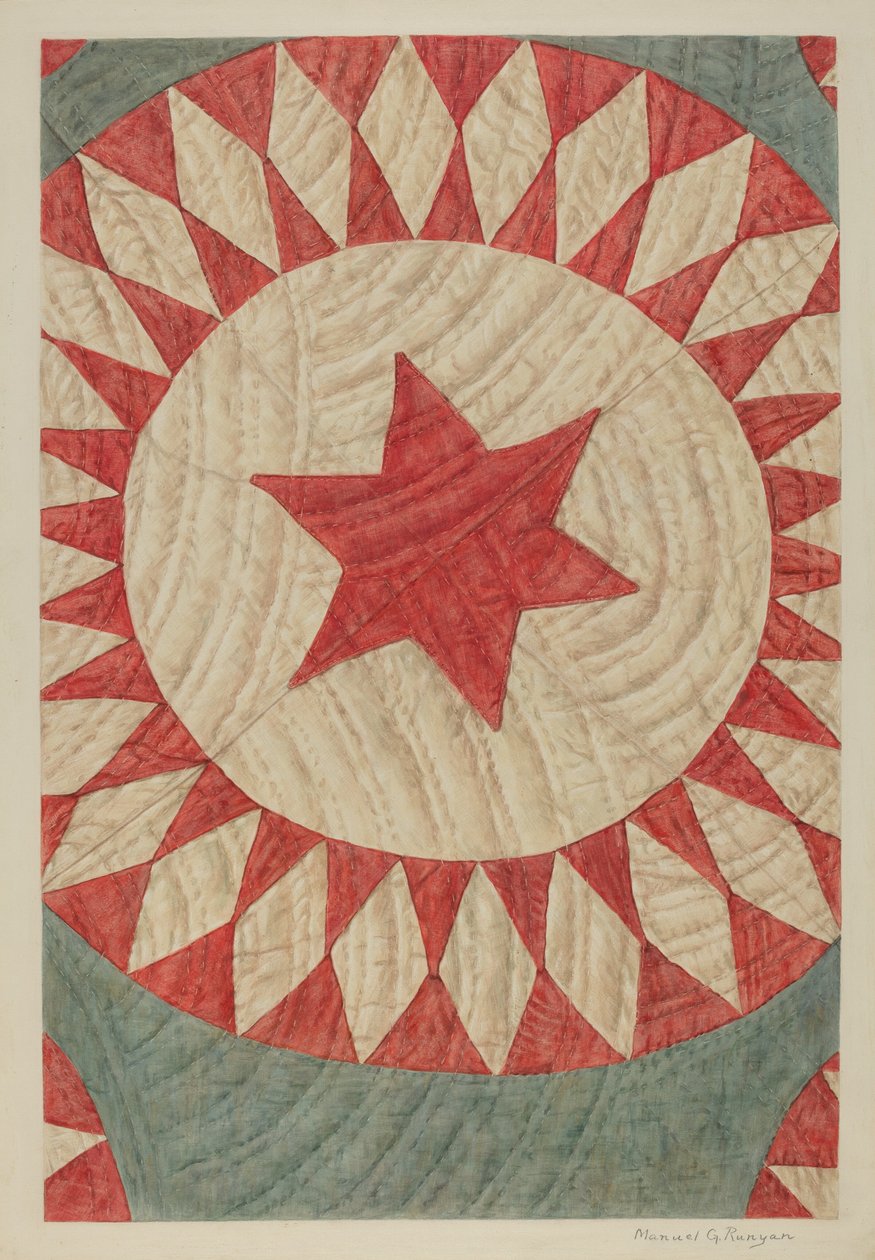 Stjerne & Ringdyne, ca. 1938. af Manuel G. Runyan