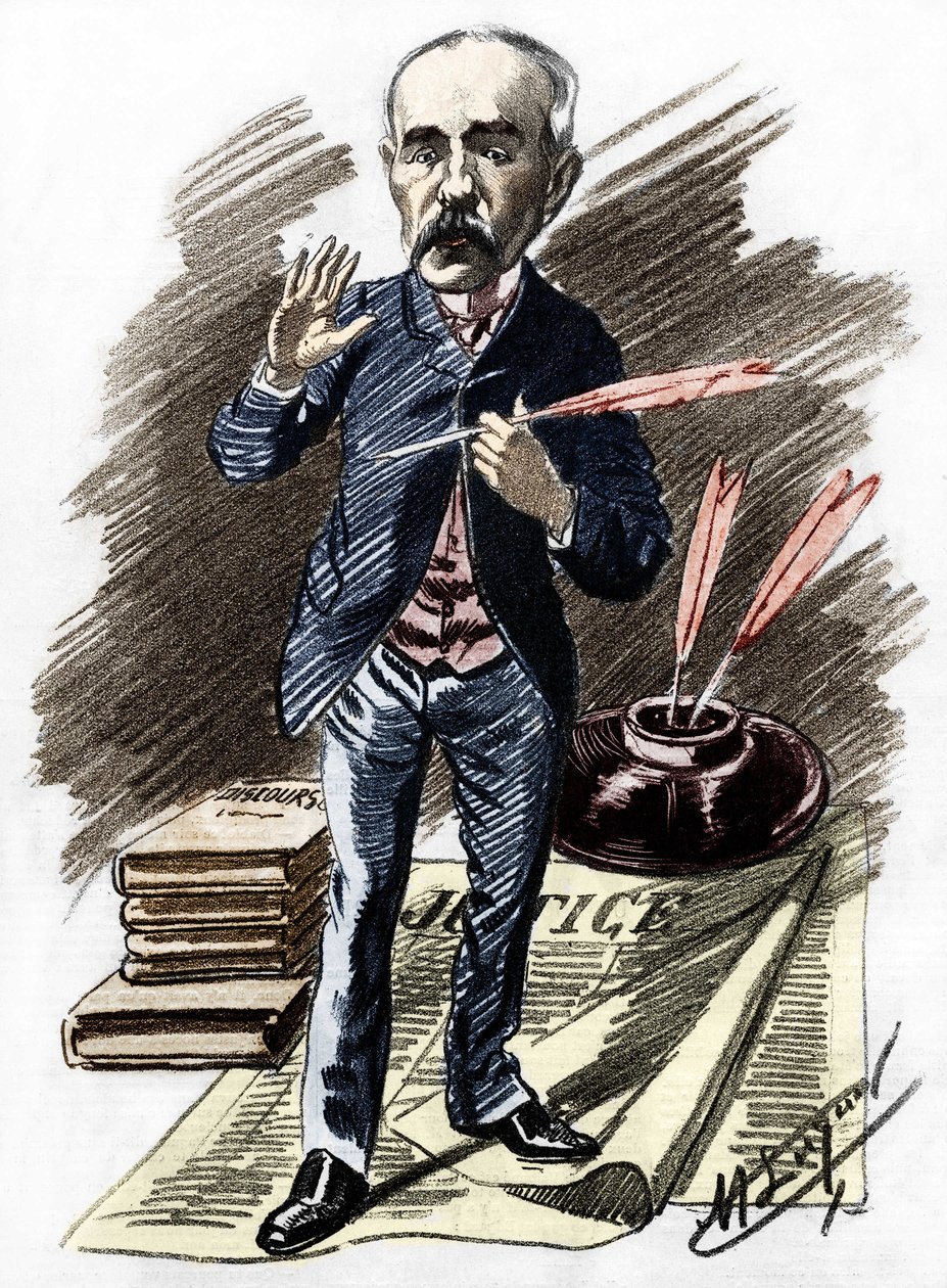 Georges Clemenceau (1841-1929), fransk politiker. af Manuel Luque