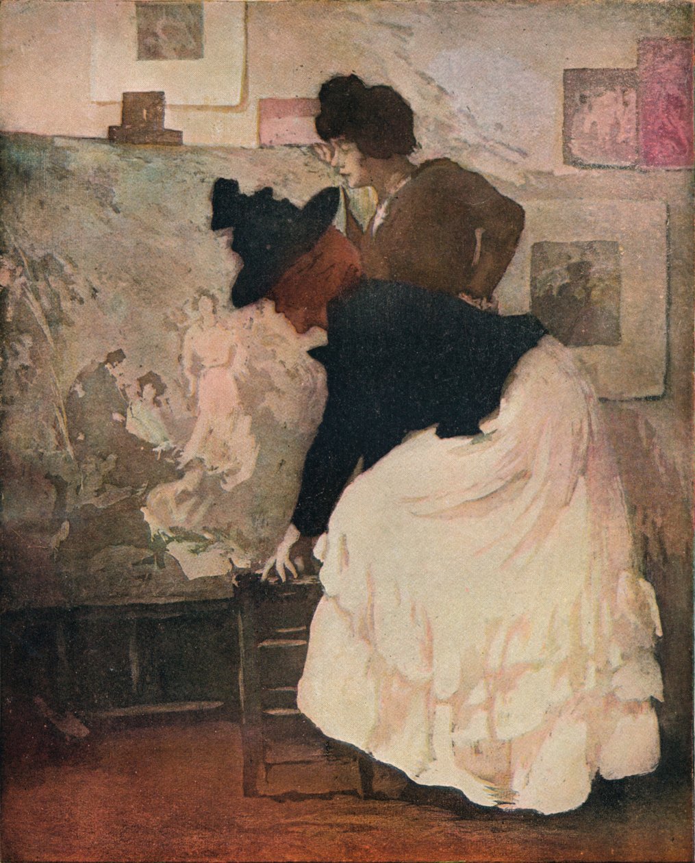 Kritikerne, c1902 af Manuel Robbe